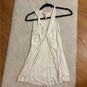Bailey 44 Cream Pleated Tank Top
